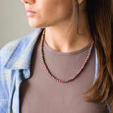 5mm Navajo Pearls - Red Spiny Oyster