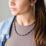 5mm Navajo Pearls - Purple Spiny Oyster