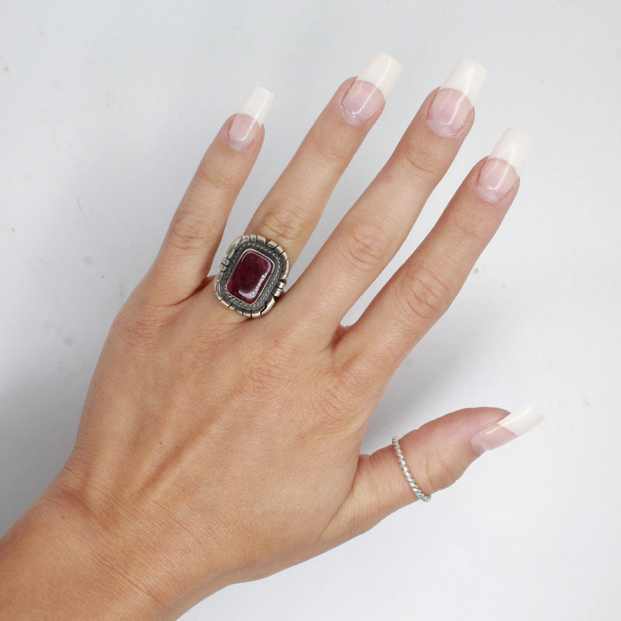Purple Spiny Oyster Ring (6)
