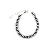 5mm Saucer Pearl Bracelet w/ Extension