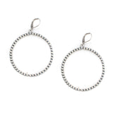 3mm Navajo Pearl Hoops - 2 1/2"