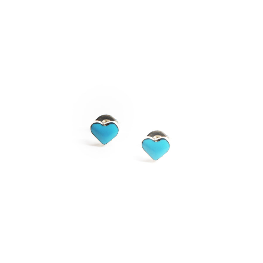 Tiny Heart Studs