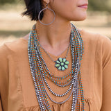 3mm Navajo Pearl Hoops - 3"