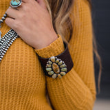 The Susan Brown Leather Cuff