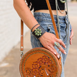 The LuAnn Black Leather Cuff