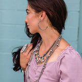 2" Navajo Pearl Hoops