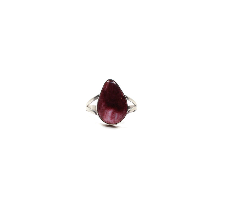 Simple Purple Spiny Oyster Ring (10)