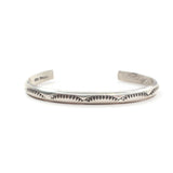 Tahe Stamped Cuff - Half Round - Baby